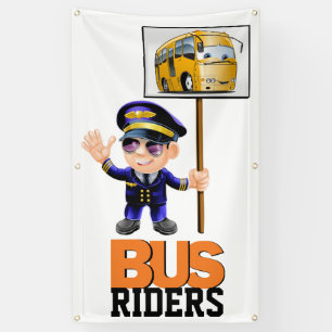 School Banner for Directions Bus Riders