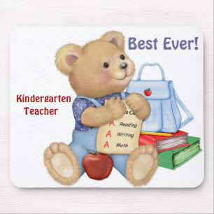 School Bear - Kindergarten Mouse Pad