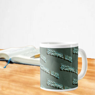 School Bluz-3D Large Coffee Mug