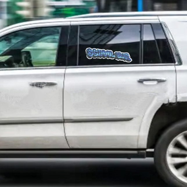 School Bluz-3DII (This School Bluz-3DII Vinyl Sticker, signifies, the busy year ahead!)