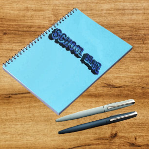 School Bluz-3DII Notebook