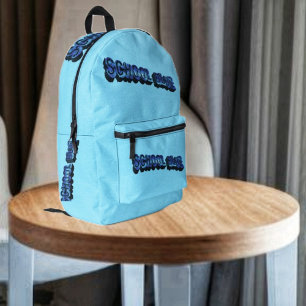 School Bluz-3DII Printed Backpack