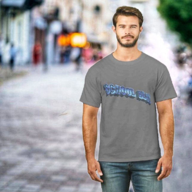 School Bluz-3DII T-Shirt (An urban, casual t-shirt, to wear around campus!)