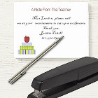 School Book Stack Teacher's Note Pad