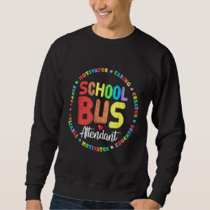 School Bus Attendant Squad Back-to-School Matching Sweatshirt