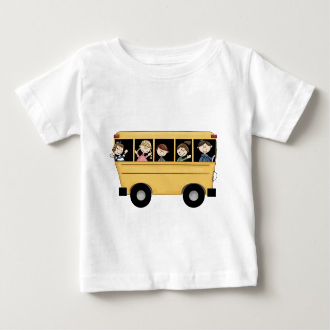 School Bus Baby T-Shirt (Front)