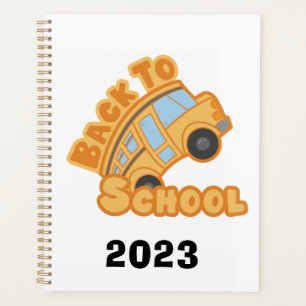  School Bus Back to School Design 2023 Planner