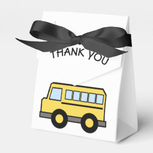 School Bus Birthday Favour Box