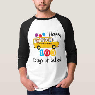School Bus Celebrate 100 Days T-Shirt