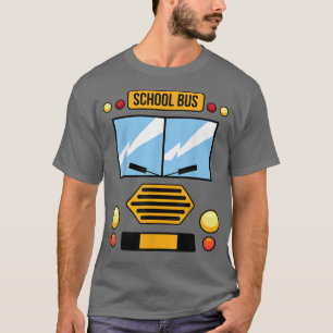 School Bus Costume Cool Easy Vehicle Halloween Gif T-Shirt