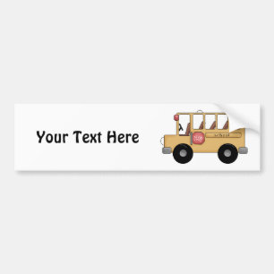 School Bus (Customisable) Bumper Sticker