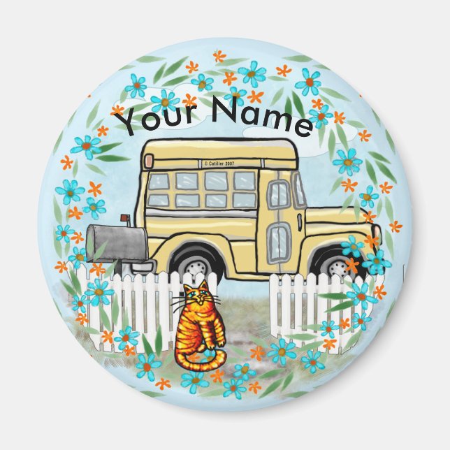 School Bus Day Magnet (Front)