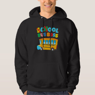 School Bus Driver  100 Days Of School Face Mask Hoodie