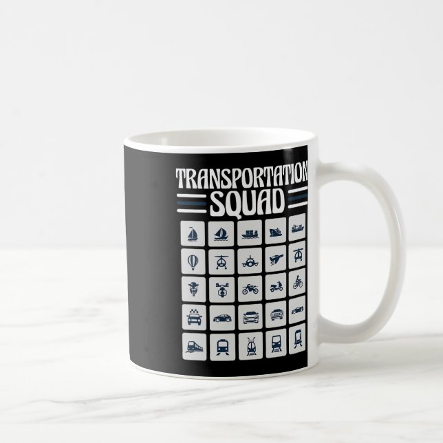 School Bus Driver Back To School Funny Transportat Coffee Mug (Right)