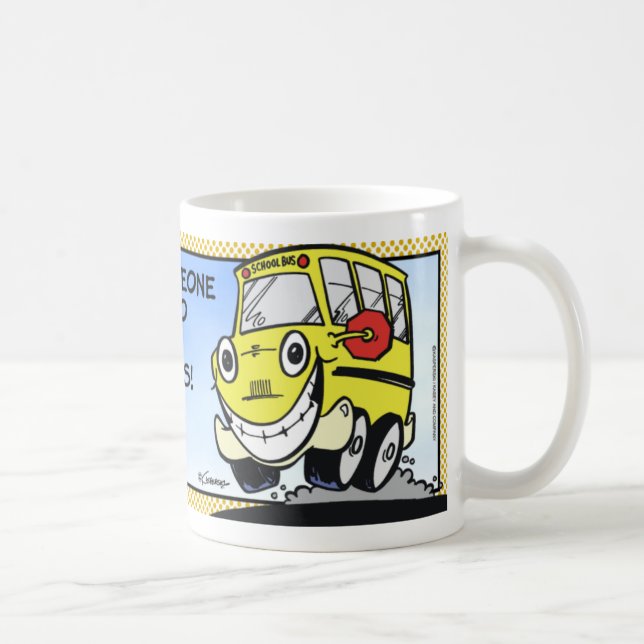 School Bus Driver Coffee Mug (Right)