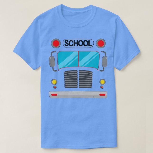 School Bus Driver Costume Halloween Funny Adults a T-Shirt (Design Front)