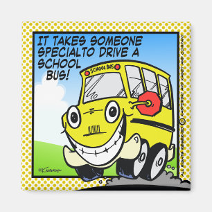 School Bus Driver Magnet