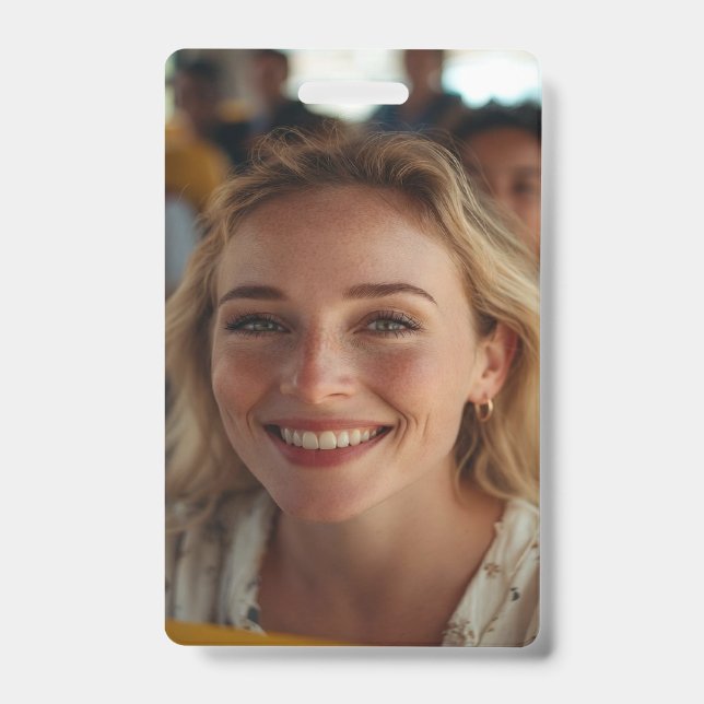 School Bus Driver Photo Customise ID Badge (Front)