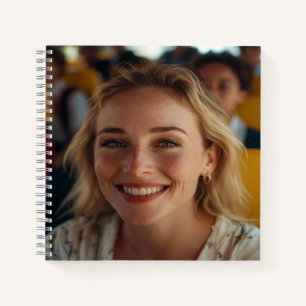 School Bus Driver Photo Customize Notebook