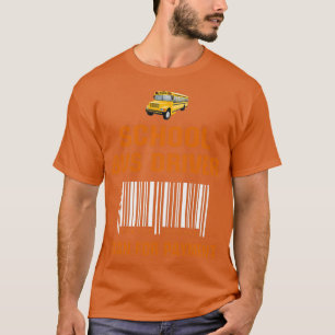 School Bus Driver Profession Scan for Payment Funn T-Shirt