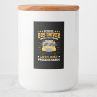 School Bus Driver Safely Delivering