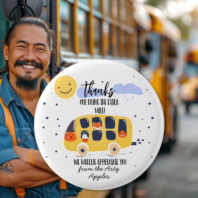 School Bus Driver Thank You Button | ‘Going the Ex (Creator Uploaded)