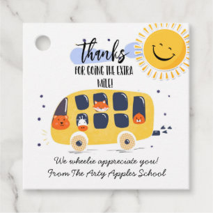 school bus driver thank you for going extra mile favour tags