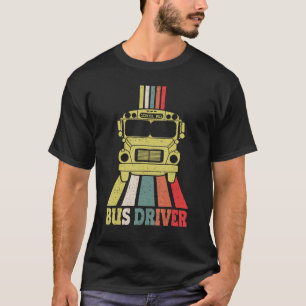 School Bus Driver Vintage Bus Driver T-Shirt