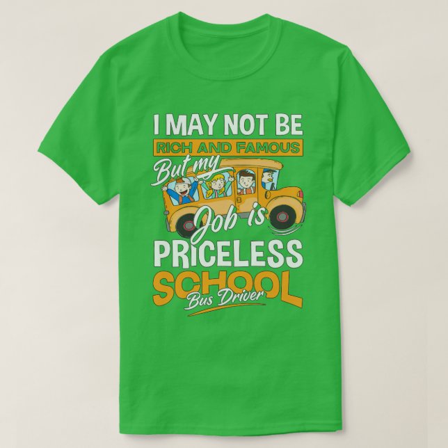 School bus driver vocation Shirt gift idea for 202 (Design Front)