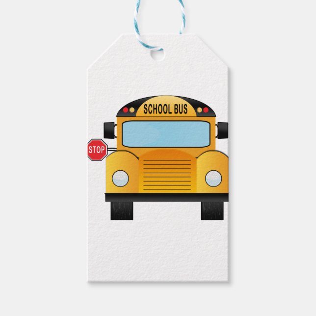 school-bus gift tags (Front)