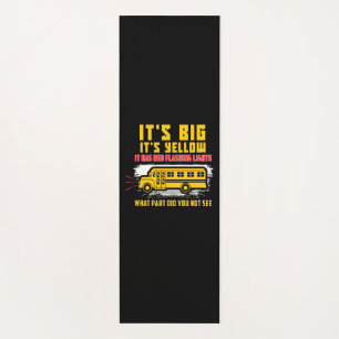 School Bus It Is Big Yoga Mat
