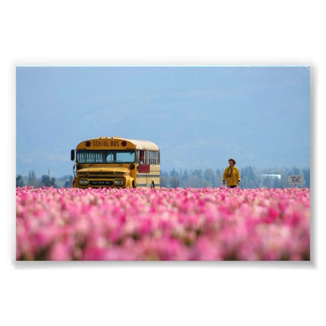 School Bus, Magic Bus. Photo Print (Front)