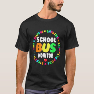 School Bus Monitor Squad Back-to-School Matching G T-Shirt