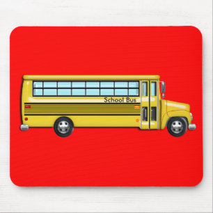 School Bus Mouse Pad