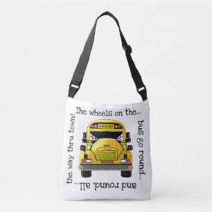 School Bus Personalised Tote