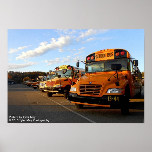 School Bus Photo Poster (Front)