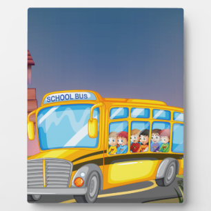 School bus plaque