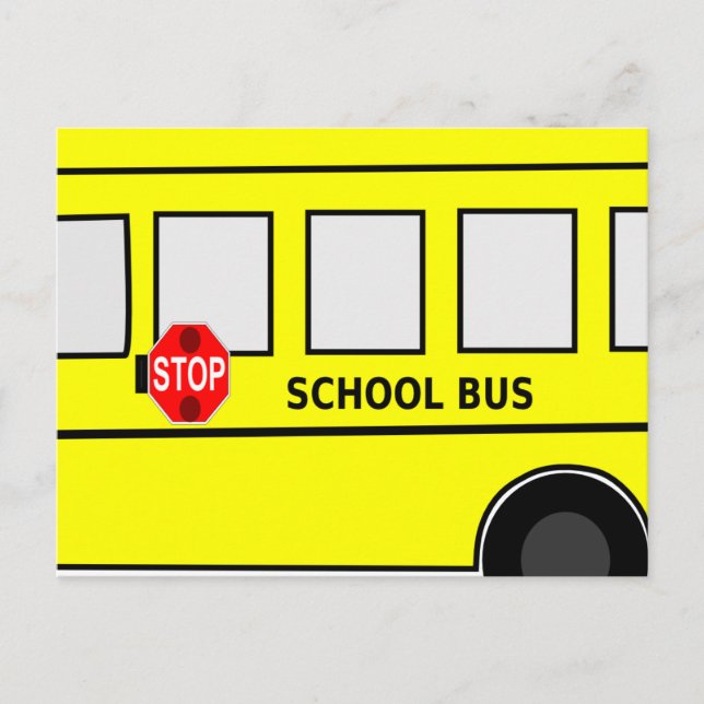 School Bus Postcard (Front)