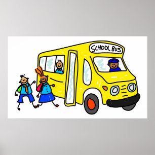 School Bus Poster