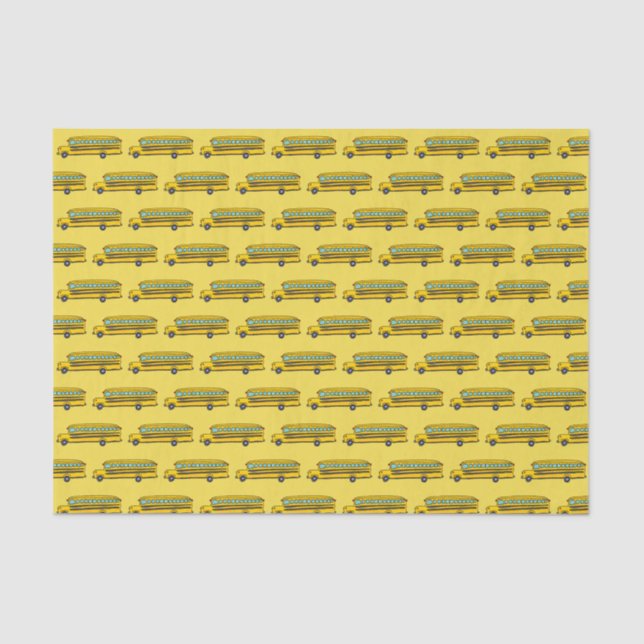 School Bus Tissue Paper (Front)