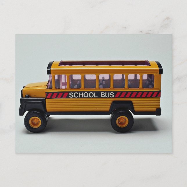School bus toy for kids postcard (Front)
