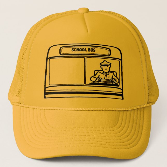 SCHOOL BUS TRUCKER HAT (Front)