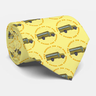 School Bus Wheels on Bus tie