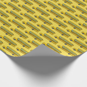 School Bus Wrapping Paper