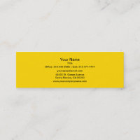 School Bus Yellow Solid Colour