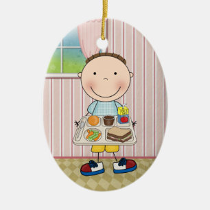 School Cafeteria Ceramic Tree Decoration