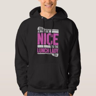 School Cafeteria Kitchen Spatulas - Food Dinner Lu Hoodie