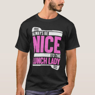 School Cafeteria Kitchen Spatulas - Food Dinner Lu T-Shirt