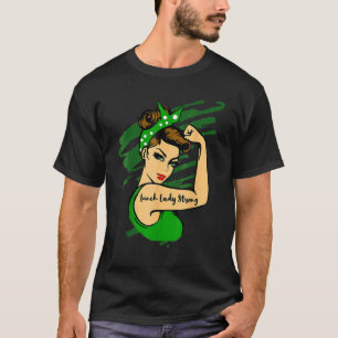 School Cafeteria Worker Lunch Lady Strong T-Shirt