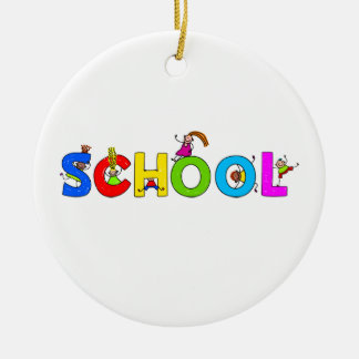 School Ceramic Tree Decoration